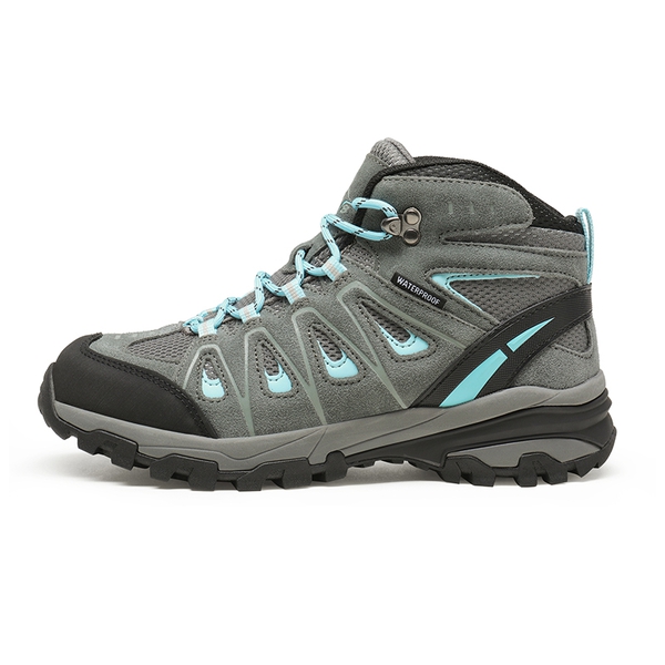 Women's Waterproof Hiking Boots - GREY BLUE - 1